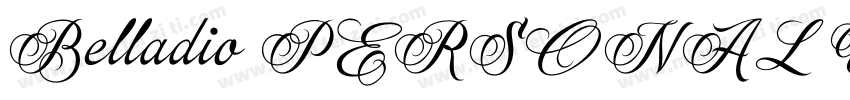 Belladio PERSONAL USE ONLY Regular字体转换